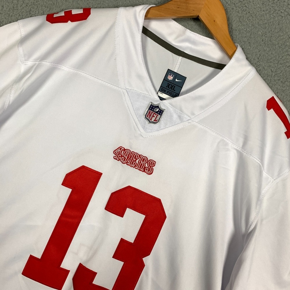 Nike 49ers Brock Purdy Jersey Mens XXL 2XL White San Francisco On Field Stitched